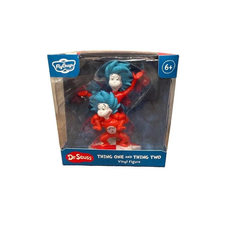 CultureFly Dr. Seuss Thing 1 & Thing 2 Vinyl Figures 2-Pack 4.5in Age 6+